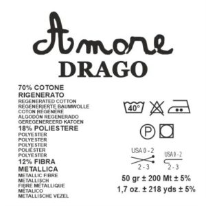 Istruzioni per la lavorazone del filato Drago