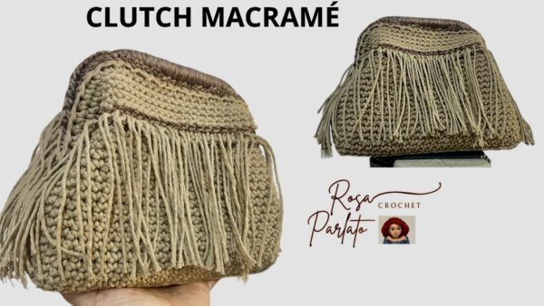 Kit Clutch macramè di Rosa Parlato