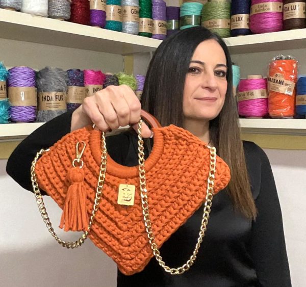 Kit Cotton basket bag di Tiziana Volpe Crochet